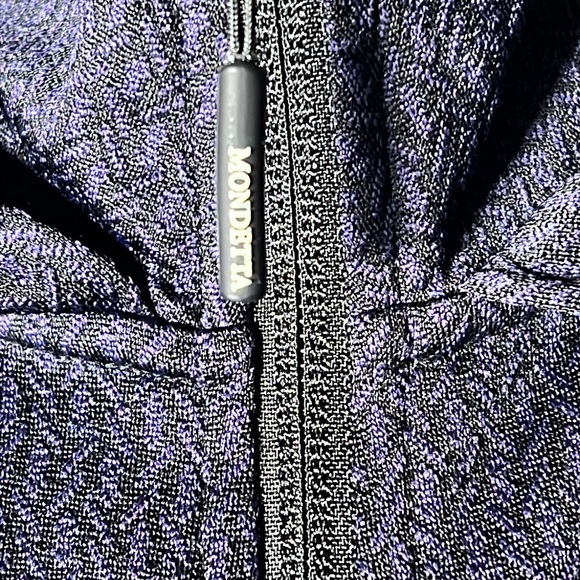 Mondetta Womens Jacket Sz small Purple Long Sleeve Hooded Jacket, full zip - Picture 6 of 6